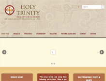 Tablet Screenshot of holytrinitywilmington.org